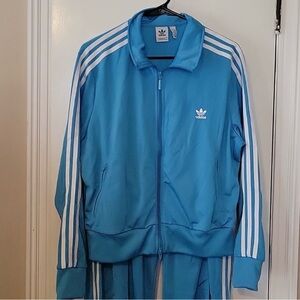 Baby blue adidas tracksuit!